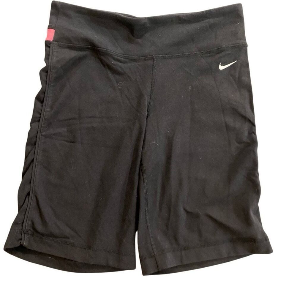 Nike Dri fit size XS black pink biker shorts longer